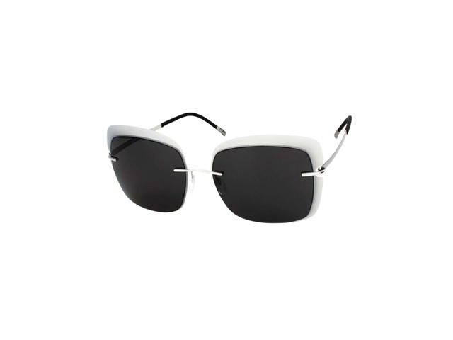 Silhouette Silhouette 8165 Sunglasses In Grey Titanium With Black Lens - view 1
