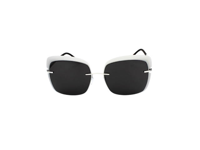 Silhouette Silhouette 8165 Sunglasses In Grey Titanium With Black Lens - view 2