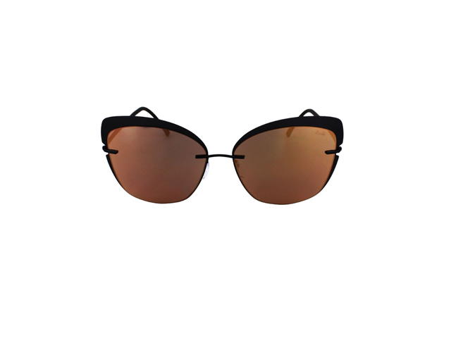 Silhouette Silhouette 8166 Sunglasses In Pure Black Titanium With Polycarbonate Lens - view 2