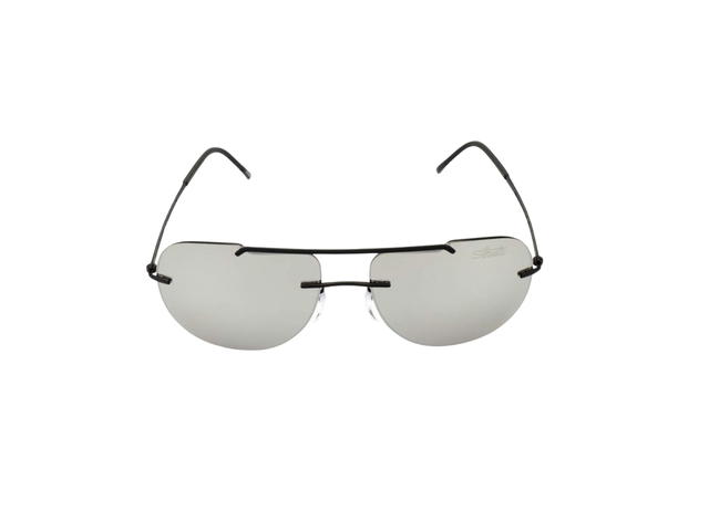 Silhouette Silhouette 8673 Sunglasses In Black Titanium With Grey Lens - view 2