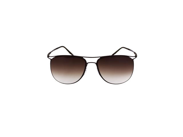 Silhouette Silhouette 8689 Sunglasses In Black Titanium With Brown Lens - view 2