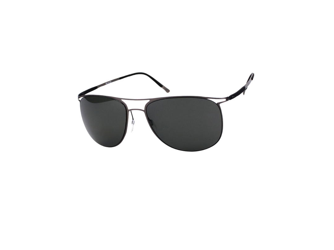 Silhouette Silhouette 8689 Sunglasses In Black Titanium With Demo Lens