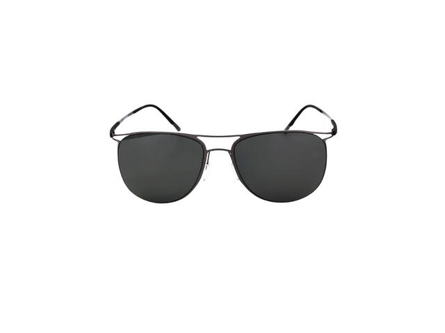 Silhouette Silhouette 8689 Sunglasses In Black Titanium With Demo Lens - view 2