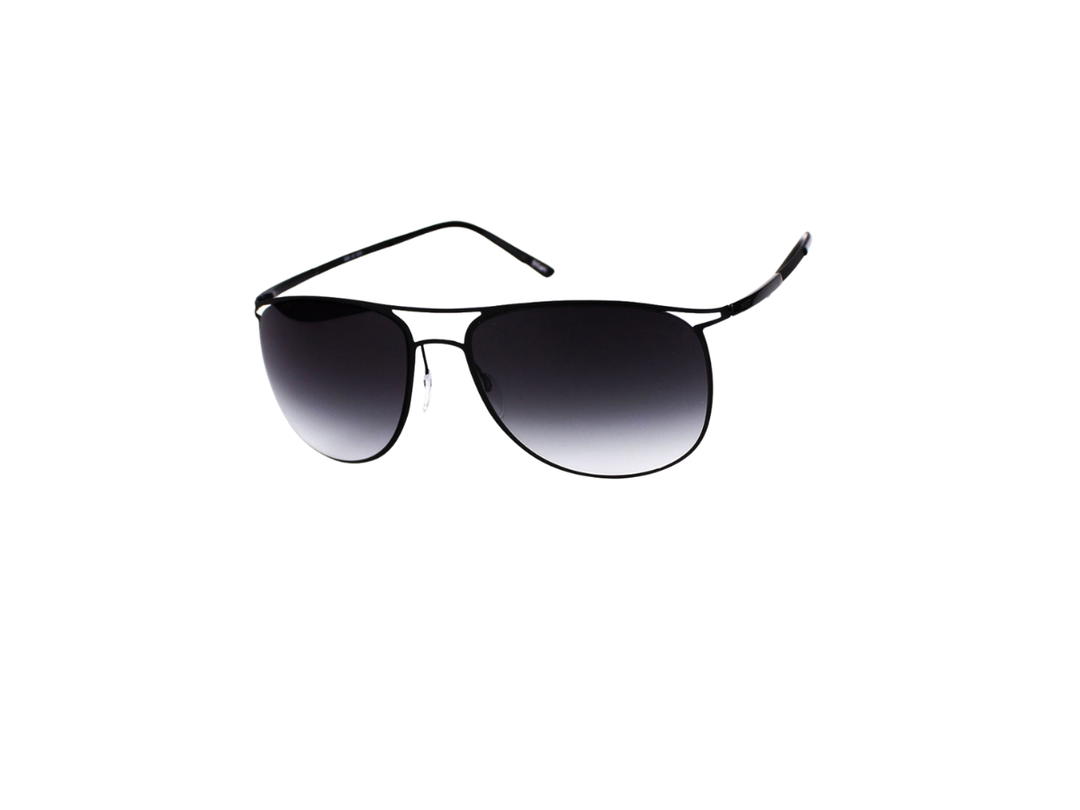 Silhouette Silhouette 8689 Sunglasses In Black Titanium With Grey Lens