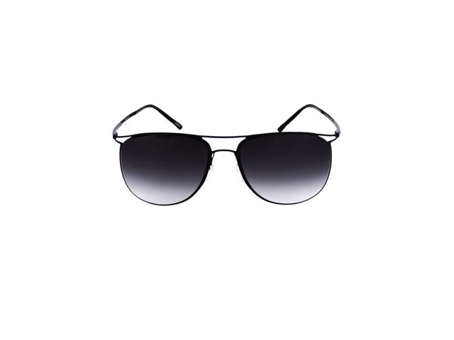 Silhouette Silhouette 8689 Sunglasses In Black Titanium With Grey Lens - view 2