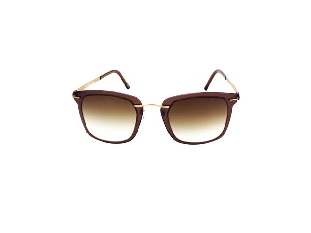 Silhouette Silhouette 8700 Sunglasses In Brown Titanium With Brown Gradient Lens - view 2
