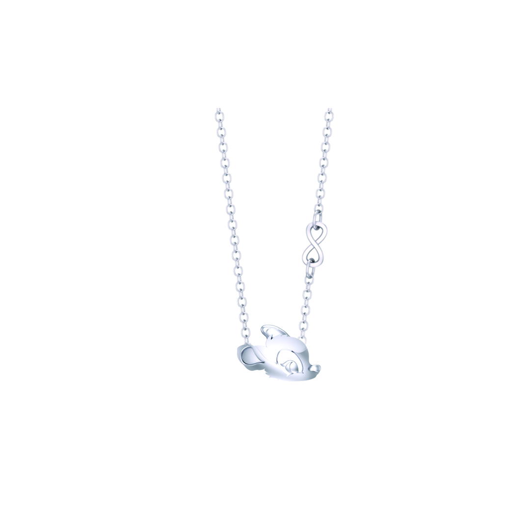 RAVIPA Silver Bambi Necklace