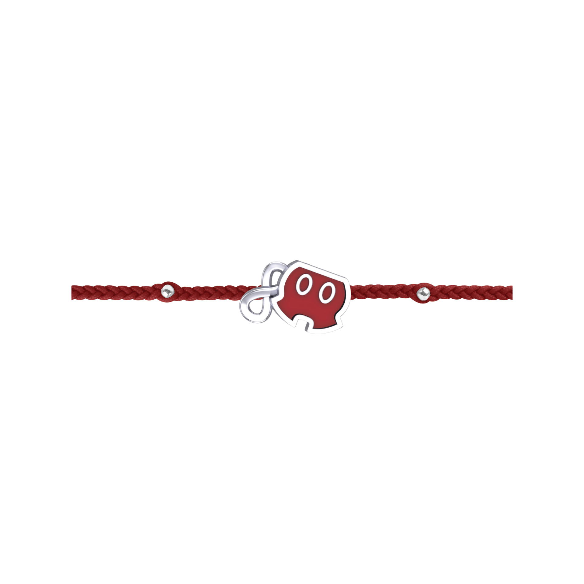 RAVIPA Silver Mickey Mouse Shorts Bracelet