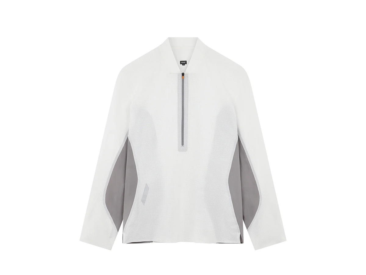 SOAR Running SOAR Running Linen Shell Top EcruWarm Grey