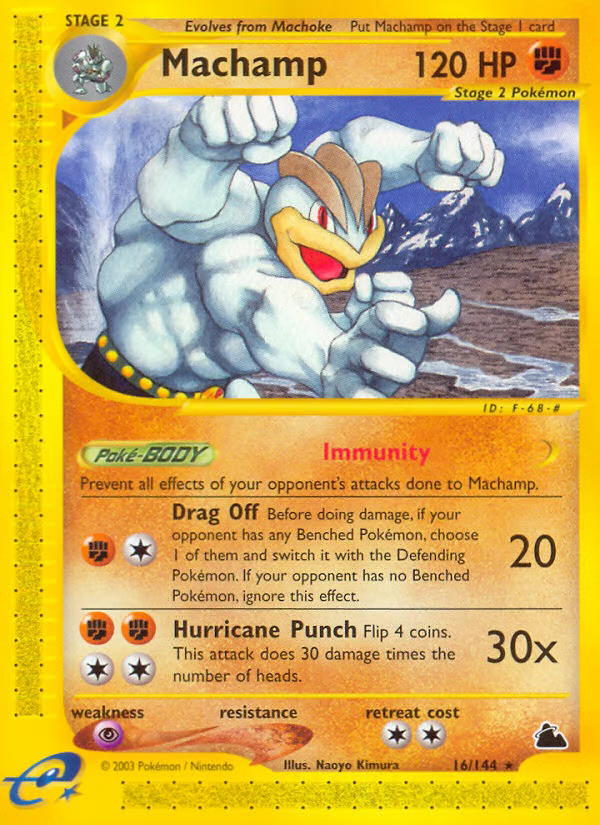 Pokemon Pokemon Machamp R [SK 16/144] E-Card "Skyridge" [ReverseHolo] (EN)