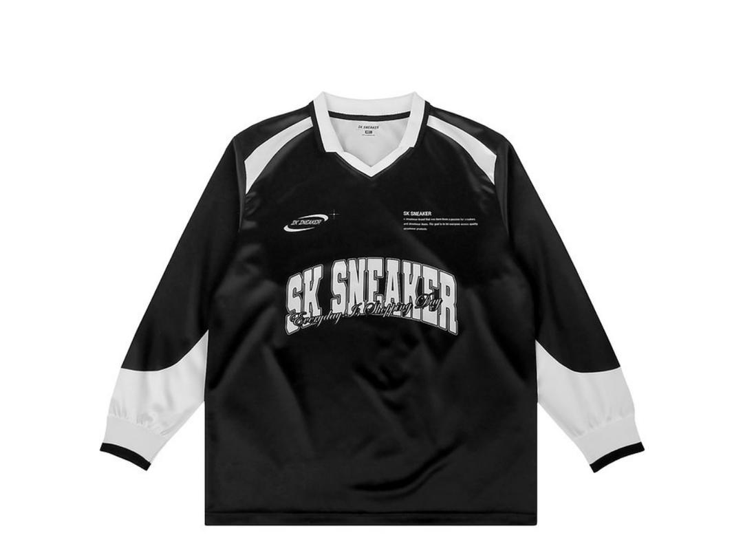 SK SNEAKER SK SNEAKER Authentic Black Long Sleeve Jersey