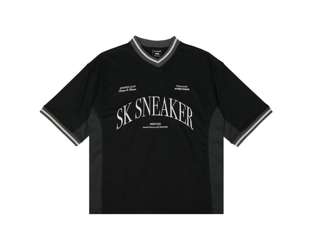 SK SNEAKER SK SNEAKER Baseball Club Black Jersey