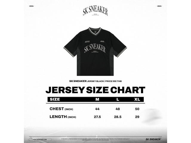 SK SNEAKER SK SNEAKER Baseball Club Black Jersey - view 3