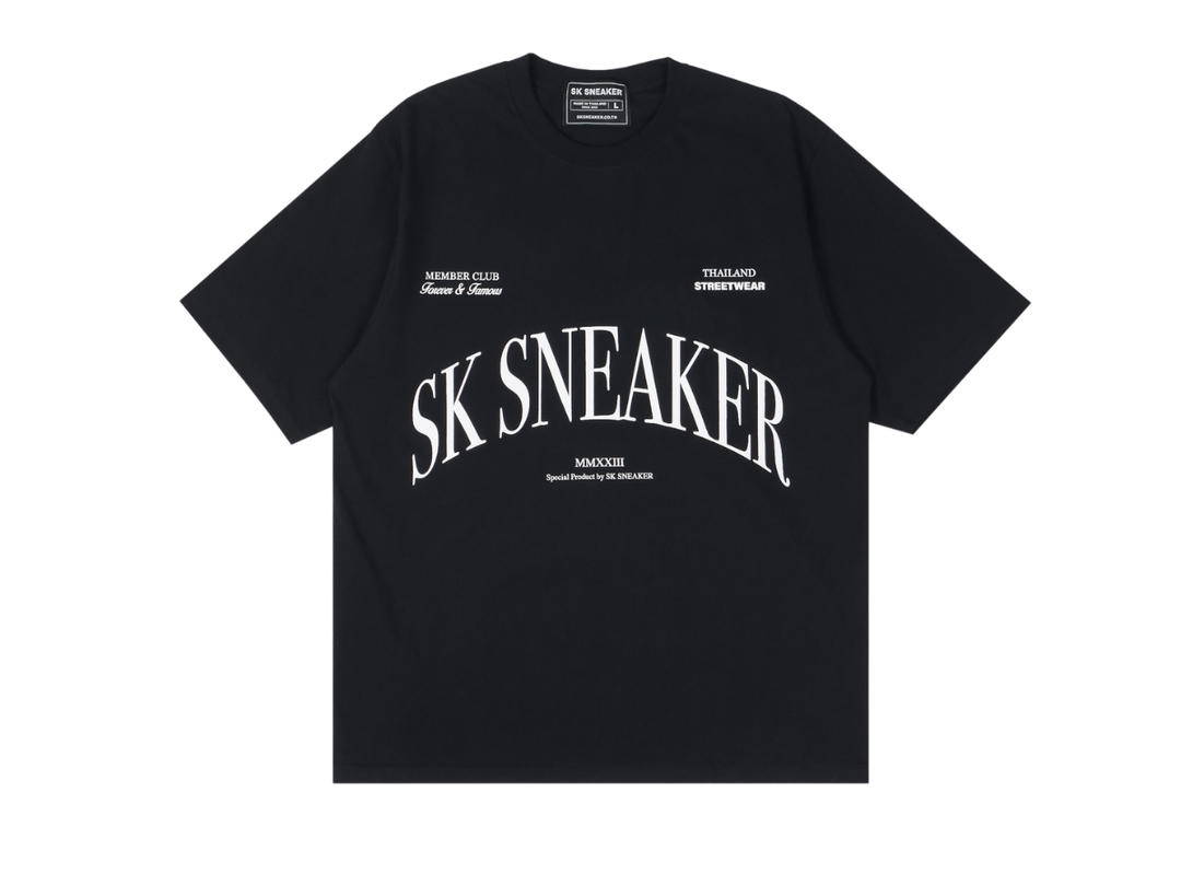 SK SNEAKER SK SNEAKER Baseball Club Black Tee