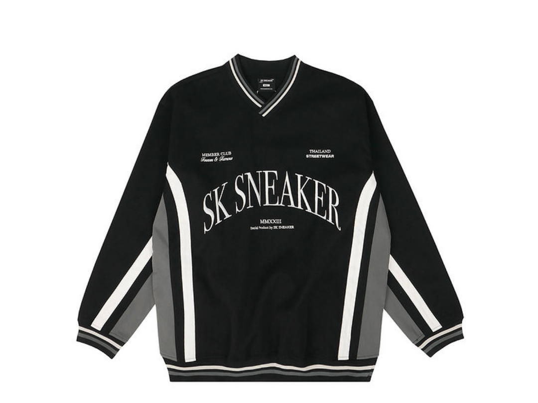 SK SNEAKER SK SNEAKER Baseball Club Long Sleeve Black Jersey