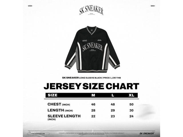 SK SNEAKER SK SNEAKER Baseball Club Long Sleeve Black Jersey - view 3
