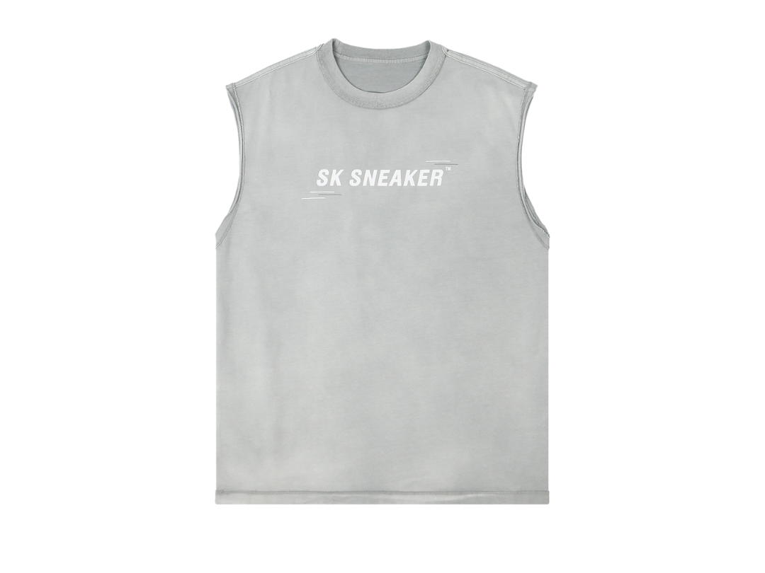 SK SNEAKER SK SNEAKER Basic Logo Vest Grey