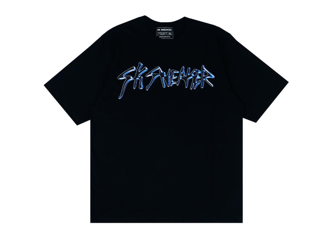 SK SNEAKER SK SNEAKER Blue Mistletoe Black Tee