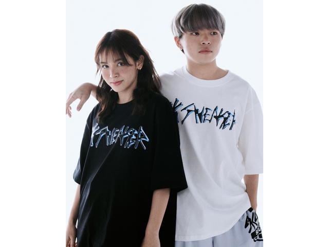 SK SNEAKER SK SNEAKER Blue Mistletoe Black Tee - view 4