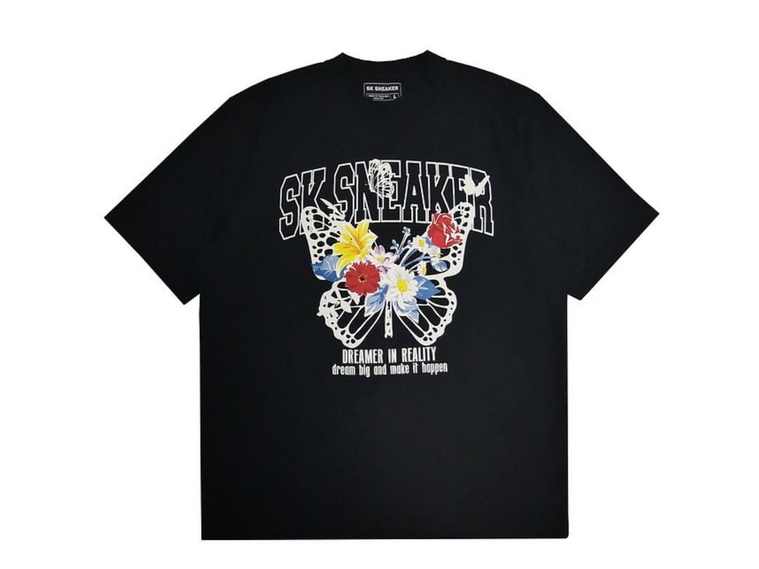 SK SNEAKER SK SNEAKER Dreamer In Reality Black Tee