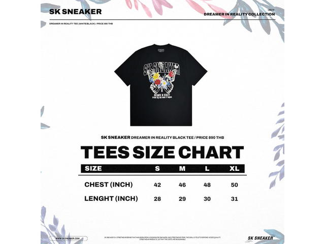 SK SNEAKER SK SNEAKER Dreamer In Reality Black Tee - view 3