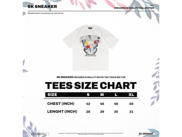 SK SNEAKER SK SNEAKER Dreamer In Reality White Tee - view 3