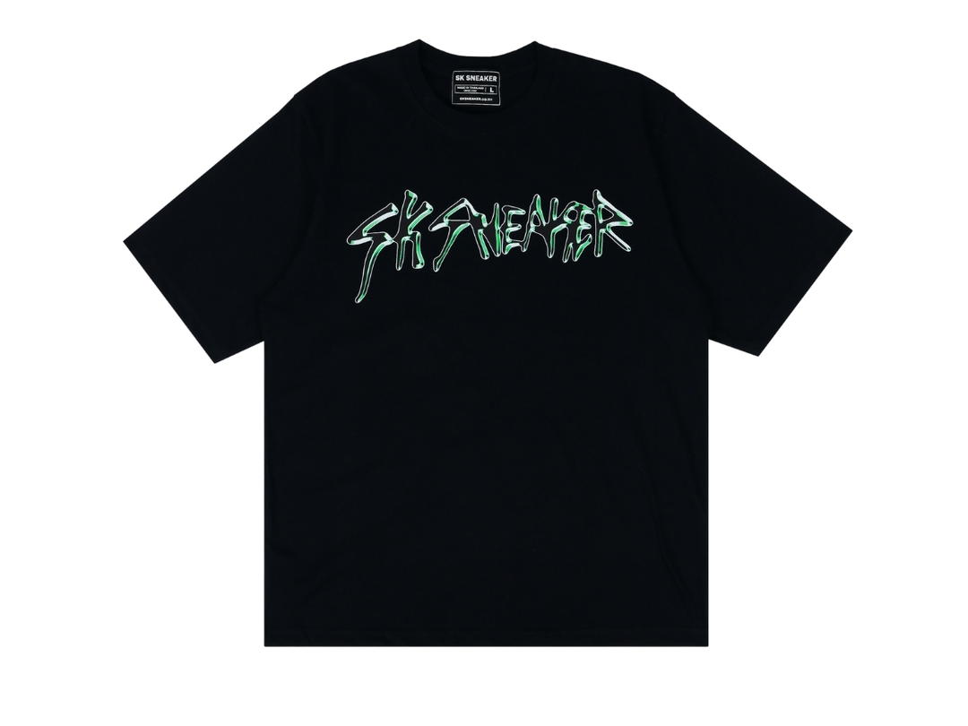 SK SNEAKER SK SNEAKER Green Mistletoe Black Tee
