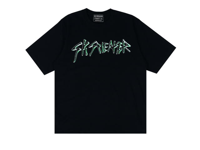 SK SNEAKER SK SNEAKER Green Mistletoe Black Tee - view 1