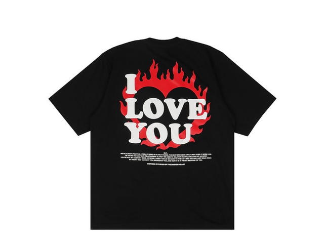 SK SNEAKER SK SNEAKER I Love You But Black Tee - view 2
