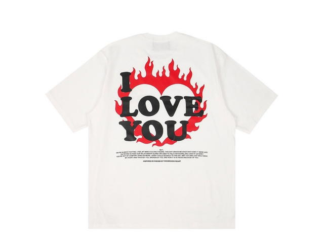 SK SNEAKER SK SNEAKER I Love You But White Tee - view 2
