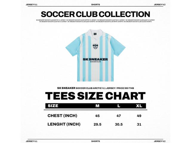 SK SNEAKER SK SNEAKER Soccer Club Arctic V.1 Jersey - view 4