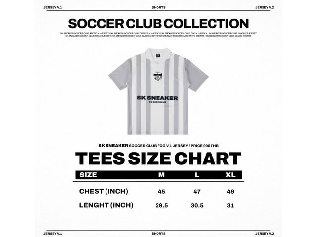 SK SNEAKER SK SNEAKER Soccer Club Fog V.1 Jersey - view 4