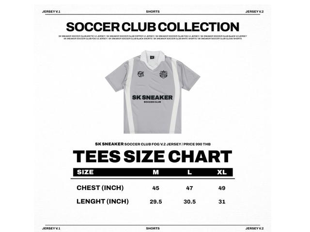SK SNEAKER SK SNEAKER Soccer Club Fog V.2 Jersey - view 4