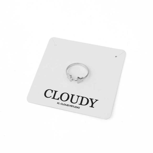 SK SNEAKER Cloudy Lumina Chunky Ring - view 4