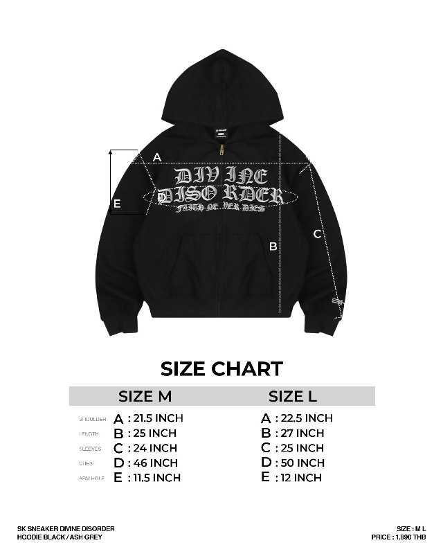 SK SNEAKER SK SNEAKER “Divine Disorder” Black Hoodie - view 8