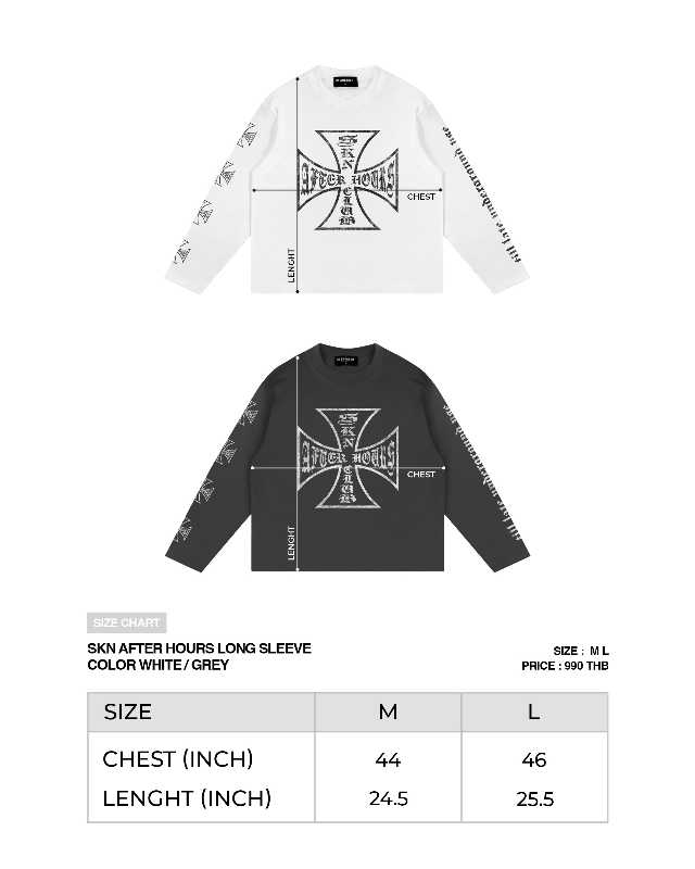 SK SNEAKER SK SNEAKER After Hours Grey Long Sleeve - view 8