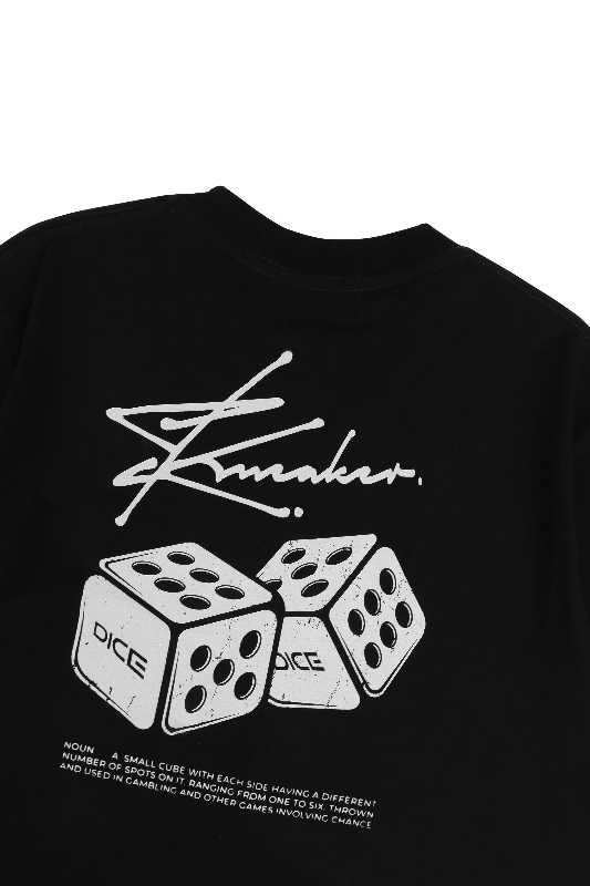 SK SNEAKER SK SNEAKER DICE ELEVEN BLACK TEE - view 4