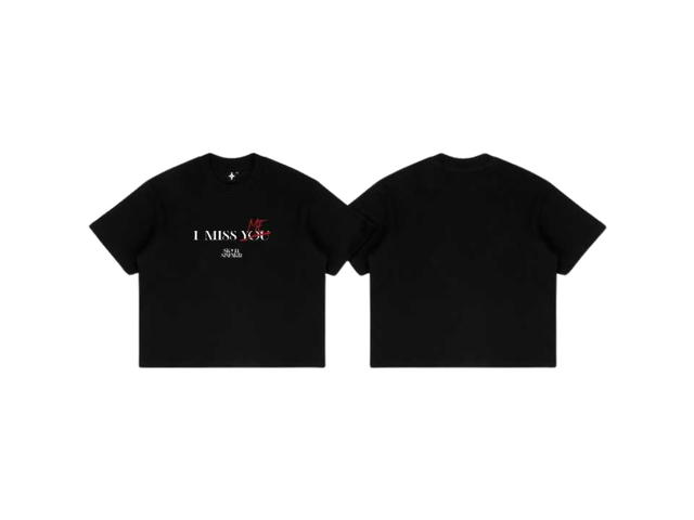 SK SNEAKER SK SNEAKER ELS "I MISS ME" BLACK TEE - view 1