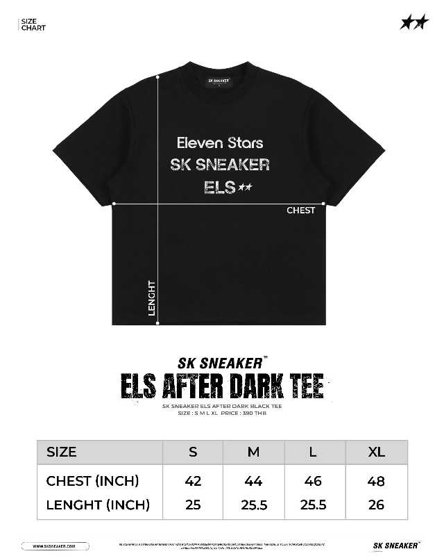 SK SNEAKER SK SNEAKER ELS After Dark Black Tee - view 6