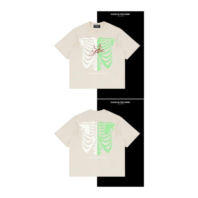 SK SNEAKER SK SNEAKER INNER ARMOR GROW IN THE DARK BEIGE TEE - view 7