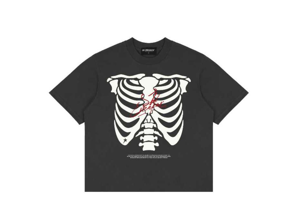 SK SNEAKER SK SNEAKER INNER ARMOR GROW IN THE DARK GREY TEE