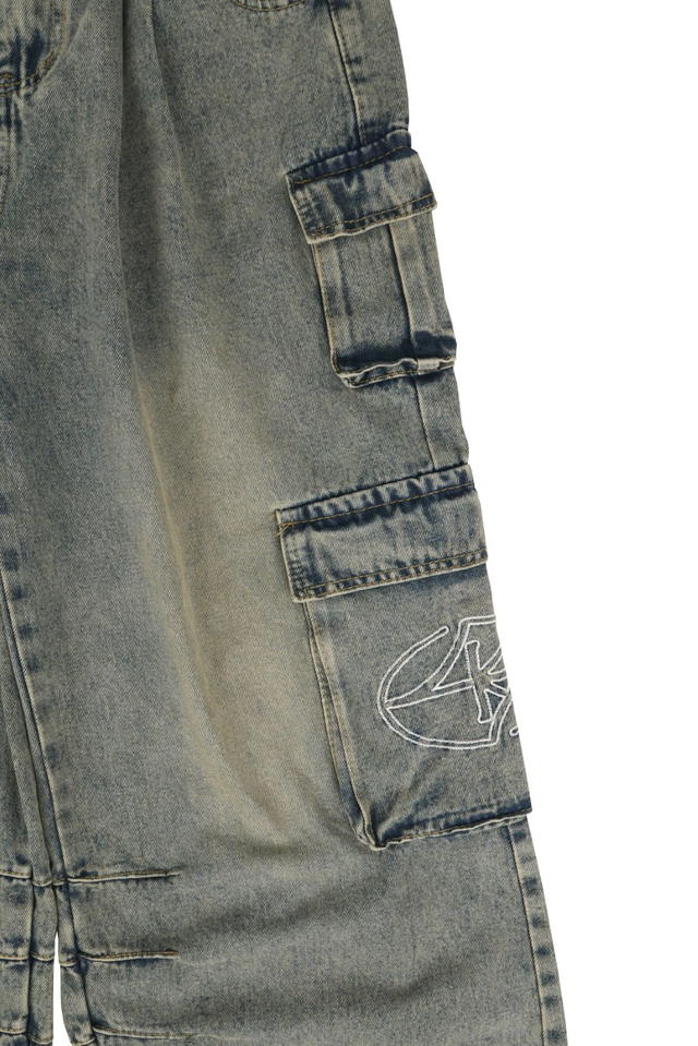 SK SNEAKER SK SNEAKER LEAGUE BLUE TROUSERS - view 4