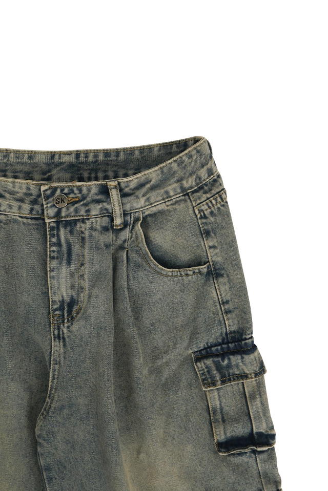SK SNEAKER SK SNEAKER LEAGUE BLUE TROUSERS - view 7