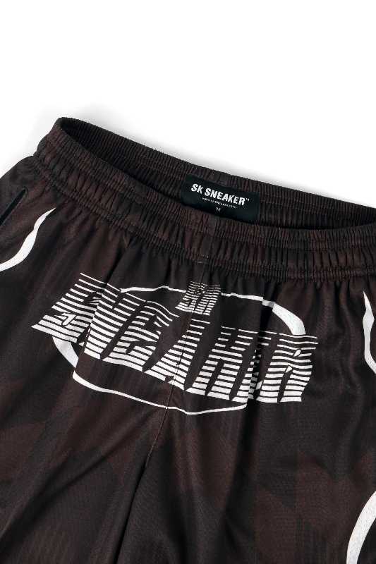 SK SNEAKER SK SNEAKER POWERFUL BROWN SHORTS - view 4