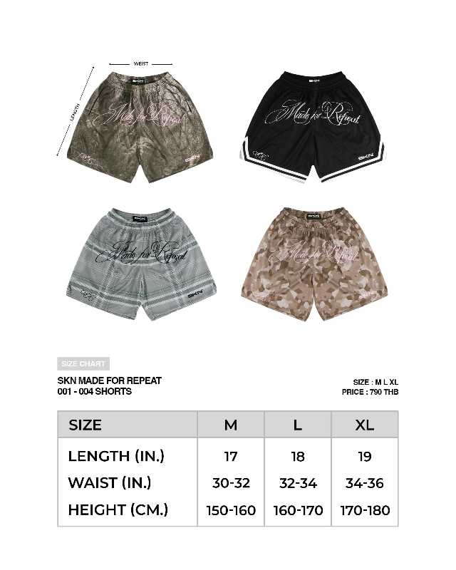 SK SNEAKER SK SNEAKER SKN Made For Repeat 004 Camo Shorts - view 3