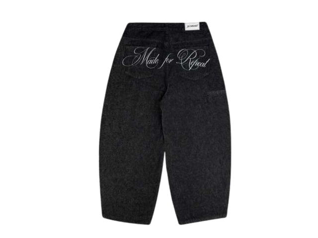 SK SNEAKER SK SNEAKER SKN Made For Repeat Balloon Baggy Jean Black - view 2