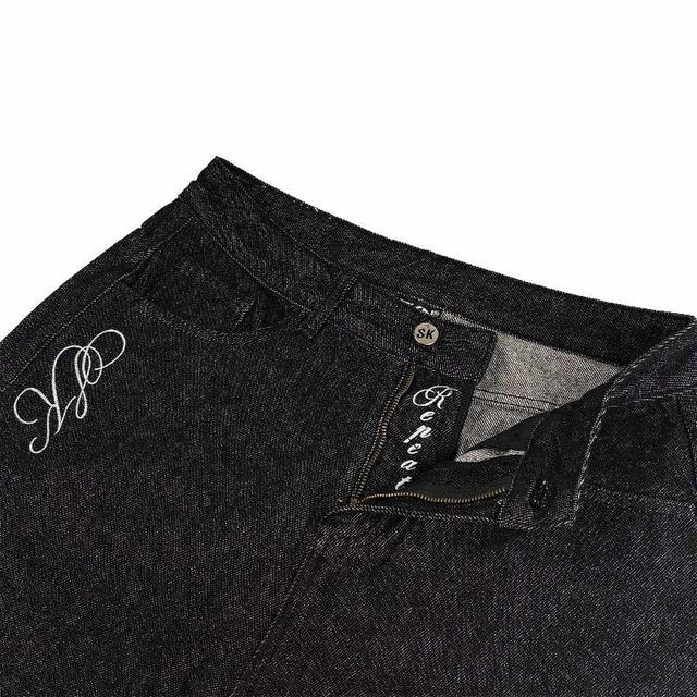 SK SNEAKER SK SNEAKER SKN Made For Repeat Balloon Baggy Jean Black - view 6