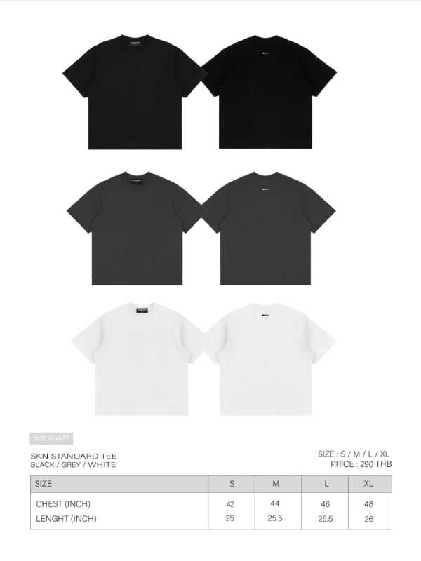 SK SNEAKER SK SNEAKER SKN Standard 02 Core Black Tee - view 3