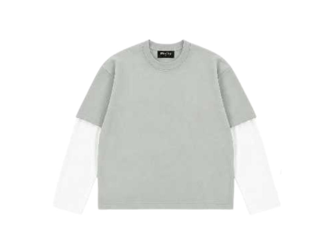 SK SNEAKER SK SNEAKER SKN Standard Layer 02 Long Seeeve Grey