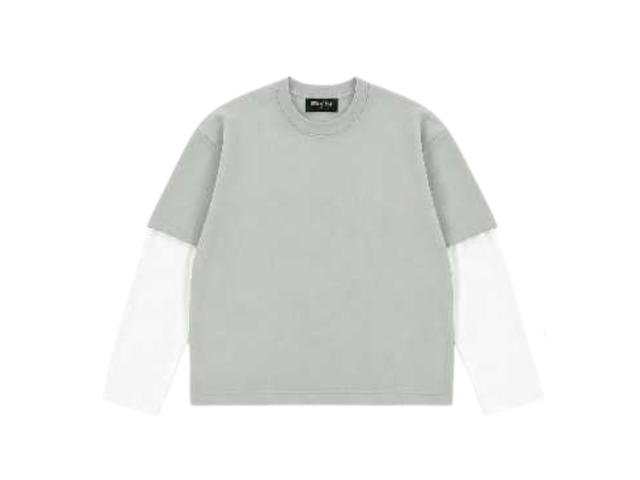 SK SNEAKER SK SNEAKER SKN Standard Layer 02 Long Seeeve Grey - view 1